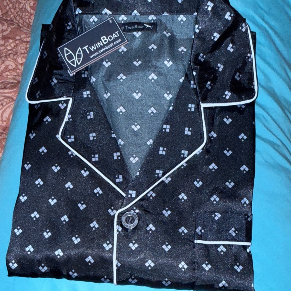 Men's Black Pajama Set